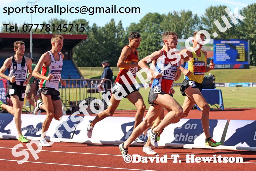Mens 5000 metres, World Championship Team Trials, Alexander Stadium, Birmingham
